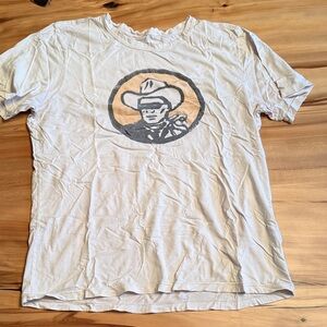 imogene + willie Cream Graphic Cowboy Tee